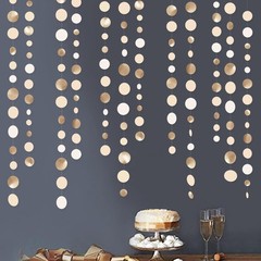 Champagne Gold Party Decorations Circle 14 meters/46 feet,