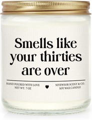 Charming 40th Birthday Candle – Handmade with Love, Ideal for Friends & Family