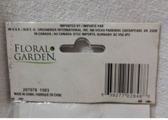 Greenbrier Floral Butterfly Decoration Twisties (6) 2 Packs Stuck New Old Stock