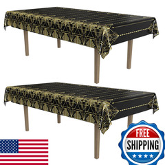 Beistle 2-Count 1920S Tablecover Art Deco Decor Table Decorations For Party