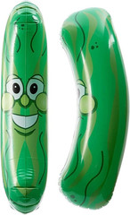 Giant 36″ Inflatable Smiling Pickle Head – Fun Pool Float & Party Decoration