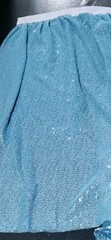 9ft Turquoise Blue Sequin Table Skirt for Party Wedding Birthday