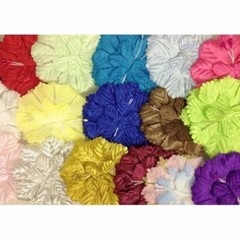 White Iridescent Capia Flowers Bulk Wholesale Flat Carnation Base 72 Pieces