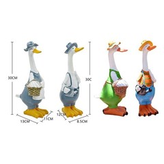 Decorative Resin Duck Statue for Garden For Home and Outdoor Patio Yard Use