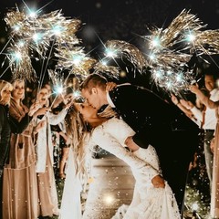 LED Wedding Wands 24 Pack Light Up Tinsel Streamers Party Send Off Favors Glow
