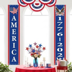 Bold Red, White & Blue Hanging Flags – 250th Anniversary Decor for All Occasions