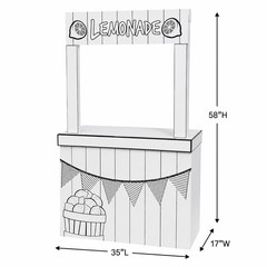 Lemon Fruit Ade Play Store Cardboard Stand-Up Coloring Activity 58″H x 35″L #489