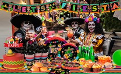 Fiesta Party Decorations Mexican Party Supplies Cinco De Mayo Tableware Plates