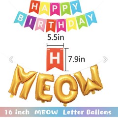 Cat Birthday Bandana, Birthday Hat for Cats Birthday Party Supplies Decorations