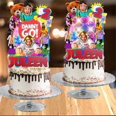 Danny Lets Go! TABLE DISPLAY SUPPLIES Cupcake Cake TOpper party decoration