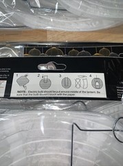 Quasimoon 10 Hanging White Mesh Lanterns 10″