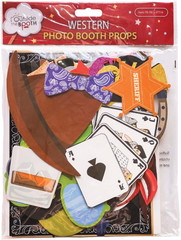 Western Photo Booth Props 41Pc Wild West Country Theme Kit