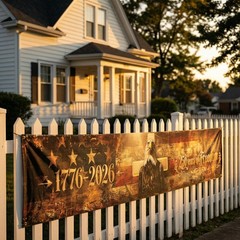 US 250 Banner – 250th Anniversary American Banner,We The People 1776-2026 Patrio