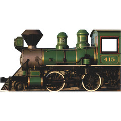 SS11348 Wild West Western Train Engineer Stand In Prop Cardboard Cutout Standee