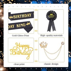 Noble Black & Gold Men’s Crown Kit