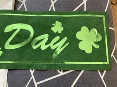 St Patrick’s Day Irish Party New Hat Cups Fabric Pins Flags Used Banner & Sash