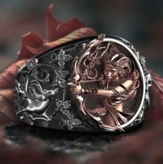 Artemis ring Couple accessories Heavy ring Ancient Greek goddess Speak Open 1Pcs