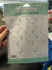 Creative Converting Mint Green Dizzy Danglers 10ct Hanging Decoration New!!!