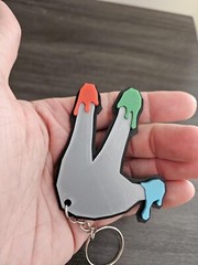 Finger Painter Badge Keychain – Gorilla Tag VR Game Oculus Rift