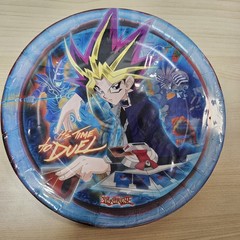 Yu-Gi-oh! Yugioh Package Plates 9in 1996 Party Supplies «It’s Time To Duel» VTG