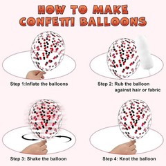 Happy 18th Birthday Decorations For Boys Girls, Red 18 Balloon Numbers 40 Inc…