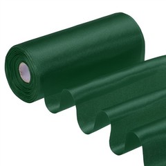 6 Inch x 22 Yards Satin Ribbon Roll Gift Wrapping Ribbon Dark Green]