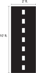 Durable 10ft Racetrack Party Decoration Mat – Enhance Indoor & Outdoor Fun!