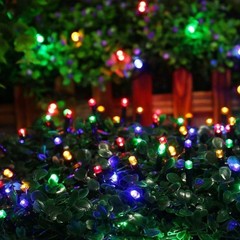 Solar String Lights Outdoor, 65ft 200 LED Solar Garden Fairy Lights Waterproof