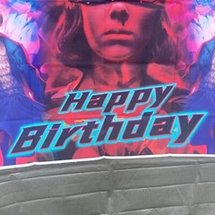 Stranger Things Birthday Back drop/ Banner 59 x 39in