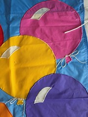 Yard Flag 40″ X 28″ Balloon Birthday Party Celebrate Multi Blue Background