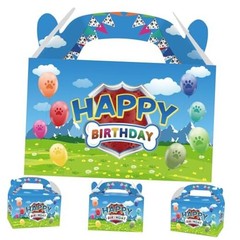 12Pcs Cartoon Puppy Birthday Decorations, Cartoon 1 Count (Pack of 12) Blue