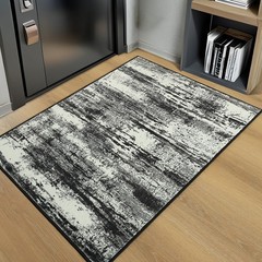 Merelax 2×3 Black White Entryway Washable Area Rug, Kitchen Bedroom Entrance …