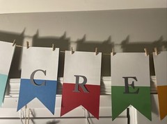 “Create” Multi Colored Banner For Art Parties, Classrooms, Or Craft Room Decor