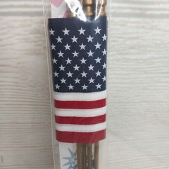 New! 4 Mini American Flag Stars & Stripes Party Decorations USA Decor July 4th