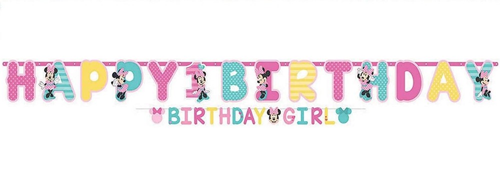 Minnie Mouse Jumbo Letter Banner Kit