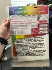 Rainbow Giant Customizable Sign Banner ~ Birthday Party Supplies New!!!!