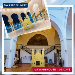 Thyle 5 ft Arabian Mosques Stand-up Cardboard Cutout Life Size Ramadan Eid Mosqu