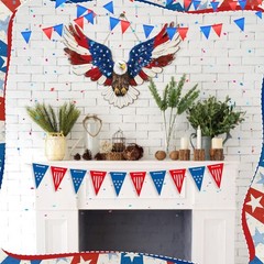 Patriotic Eagle Door Hanger – 250th Anniversary Independence Day Decor
