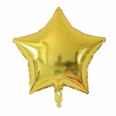 Gold Star Foil Balloons 3 Pack Party Decor Balloons