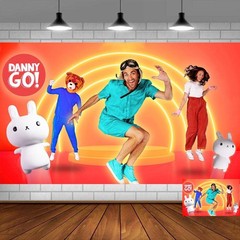 Danny Go Backdrop Kids Birthday Party Decoration Banner Background