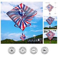 Stainless Steel 13.5in Eagle Flag Wind Spinner – Eidetic 3D Effect & Patrioti…