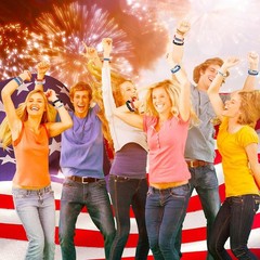144PCS 4th/Fourth of July Accessories Party Favors: Patriotic Silicone Rubber…