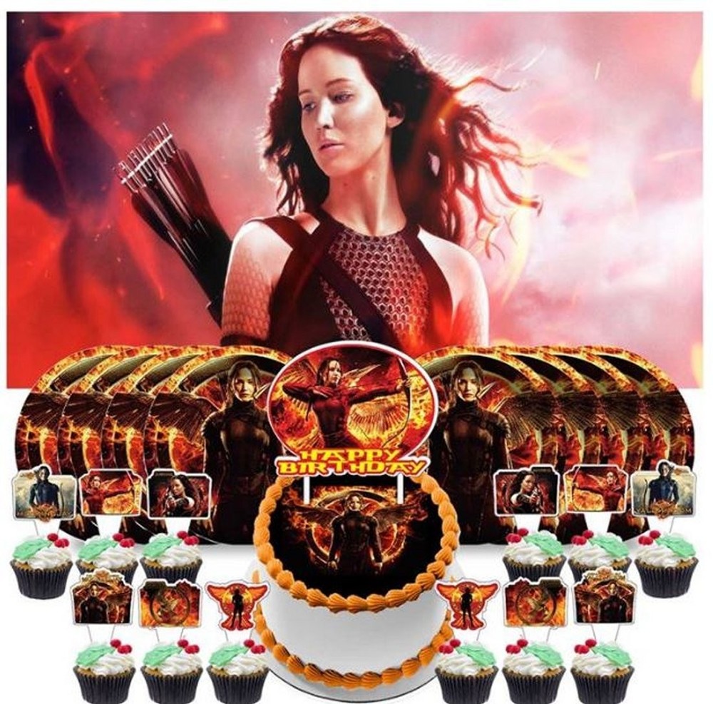 Hunger Games, 22 pieces, Birthday Party Decoration Kit, New – Free Shipping!