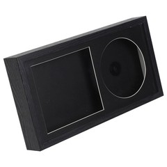 Artisan Made Solid Wood Frame for Showcasing Album Covers in Elegant Style