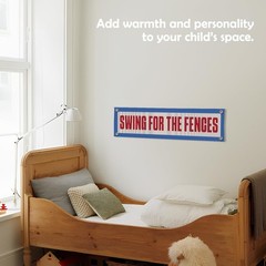 Vintage Baseball Canvas Banner, Playroom Boys Room Inspirational Room Decor, …