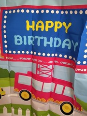 New Birthday Party Backdrop,Planes Trains & Autos