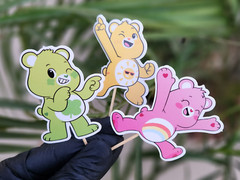 CARE BEARS cake Topper happy birthday party supplies decoration event CUPCAKE