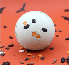 Halloween bath bomb set 3x180g each handmade, vegan, sensitive skin, children