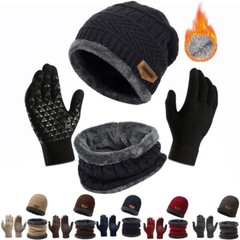 3PCS BENNIE CAP FOR MEN WOMEN BOYS GIRLFRIEND WIFE DAD VALENTINE WINTER GIFT UK