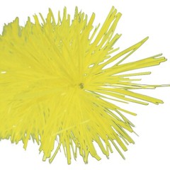 30FT Shiny Light Yellow Tinsel Garland Christmas Plastic Fringe Foil